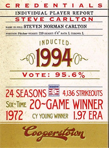 2012 Panini Cooperstown Credentials #5 Steve Carlton - NM-MT