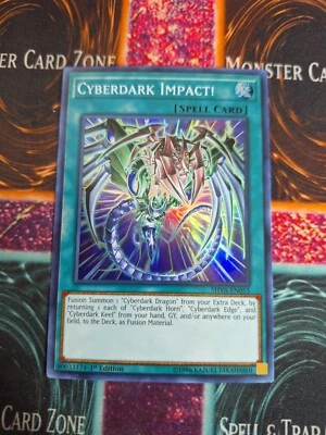 Yu-Gi-Oh! Cyberdark Impact! SHVA-EN053 Super Rare 1st Edition Near Mint - Image 1 of 4