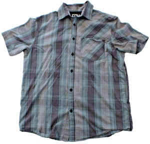 Fox Racing Men's Striped Button Down Shirt Size M - Picture 1 of 4