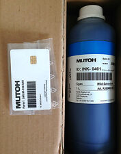 Mutoh INK-0401 Splitfire & Blizzard 65 90 100 - Mild Solvent 33.8oz Ink Cyan
