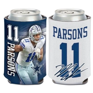MICAH PARSONS #11 DALLAS COWBOYS 2 SIDED DESIGN CAN HOLDER NEW WINCRAFT 🤠 - Picture 1 of 1