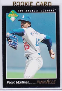 PEDRO MARTINEZ RC 1993 Pinnalce ROOKIE PROSPECT CARD Baseball BOSTON RED SOX HOF - Foto 1 di 2