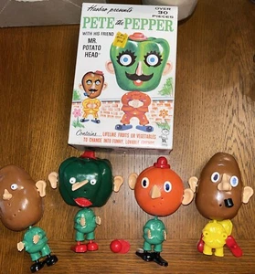 Hasbro Pete The Pepper Mr Potato Head 2050 + Mr Orange Included Vintage W/box - Picture 1 of 10