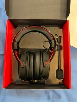 HyperX Cloud Alpha Red Over the Ear Pro Gaming Headset Black-Red  - Image 1 of 4