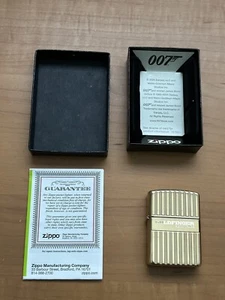 New Zippo JAMES BOND GOLDFINGER Armor Lighter 60TH Anniversary LIMITED 5000 Pcs - Picture 1 of 13
