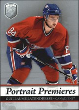 2006-07 Be A Player Portraits #112 Guillaume Latendresse Rookie Hockey Card 