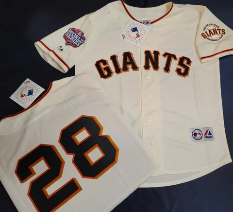 11104 San Francisco Giants BUSTER POSEY 2012 WORLD SERIES Baseball Jersey New Cover