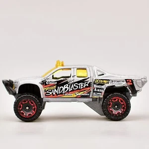 SHIPS FAST HOT WHEELS SANDBLASTER FORD 2018 HW HOT TRUCKS GRAY BFD61 LIFTED - Bild 1 von 3