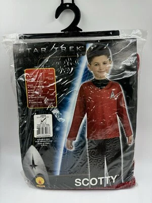 Star Trek Movie Scotty Costume, Dress Up Child Size Medium 8-10 Rubies New - Image 1 of 4