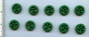 LEGO x 10 Green Technic, Gear 20 Tooth Double Bevel NEW Mindstorms