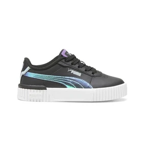PUMA Carina 2.0 Deep Dive Lace Up Toddler Girls Black Sneakers Casual Shoes 396 - Picture 1 of 6
