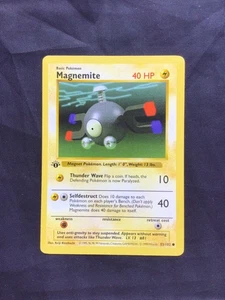Pokemon Cards: Base Set 1st Edition Common: Magnemite 53/102 - Picture 1 of 10