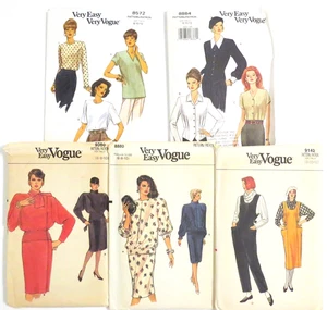 SEWING - VOGUE PATTERNS - LOT OF 5 - Picture 1 of 11
