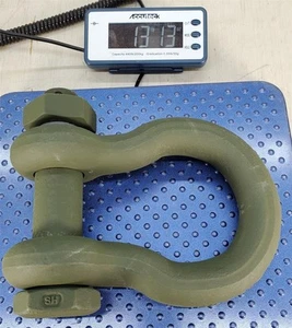 1 3/8” WLL 21T - 21 Tons - Bolt Type Anchor Shackle HS ALLOY Military D2FLR USA - Picture 1 of 9