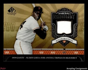 2006 SP Legendary Cuts Baseball Chronology Willie McCovey GAME USED JERSEY HOF - Picture 1 of 2