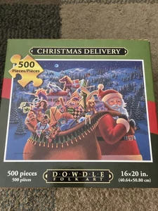 Dowdle Jigsaw Puzzle "Christmas Delivery " Santa 🎅 500 Piece - Picture 1 of 2