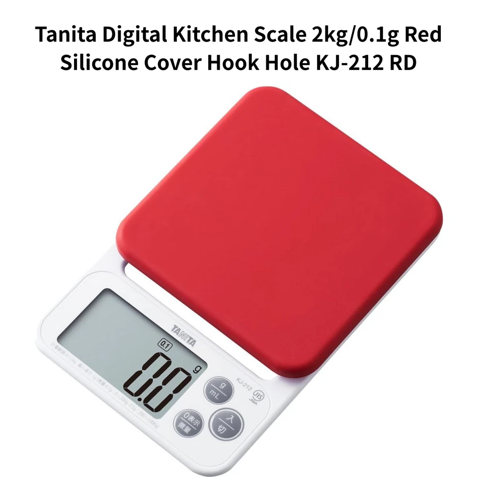 Tanita Digital Cooking Scale 2000g for Sweet Red Japan