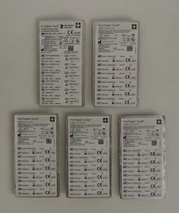 Dentsply Sirona ProTaper GOLD Finishing Feilen,Files 25mm F1,F2,F3,F4,F5 NEU OVP - Bild 1 von 2