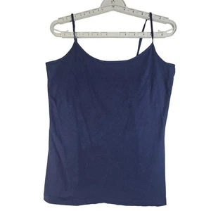 Camiseta sin mangas halógena azul marino con correa de espagueti talla L - Imagen 1 de 5