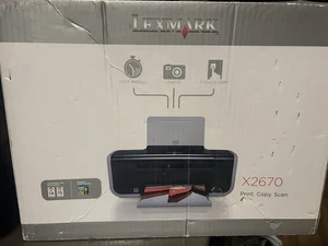 Lexmark X2670 All in One Inkjet Printer Copier Scanner Fax NEW, Open Box - Picture 1 of 1