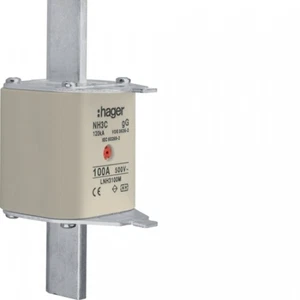 Hager LNH3100M NH-Sicherungseinsatz NH3C gG 500V 100A K-Melder - Bild 1 von 1
