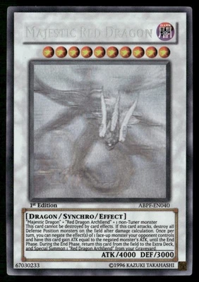 Majestic Red Dragon (Ghost Rare) Ghost Rare Absolute Powerforce ABPF-EN040 NM - Image 1 of 2