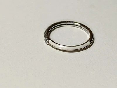 Pandora ME Pavé & Weißer Doppelring Sterling-Silber (192528C02-54) - Bild 1 von 4