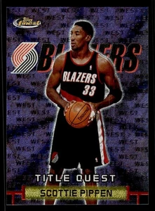2000-01 Topps Finest - Title Quest Scottie Pippen #TQ6 (10/13/25) - Picture 1 of 2