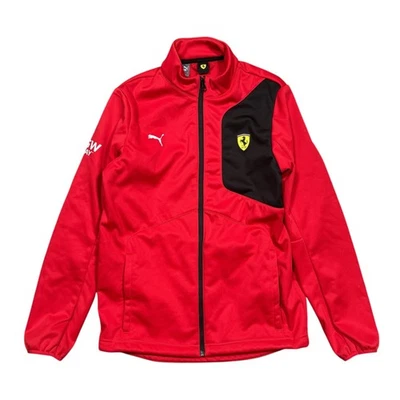 Puma Scuderia Ferrari F1 Formula 1 VGW Play Red Softshell Jacket Mens Small - Image 1 of 4