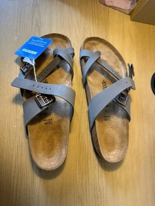 BIRKENSTOCK MAYARI UK 3 SANDALIAS PUNTA CRUZADA MARRÓN EXCELENTE ESTADO - Imagen 1 de 3