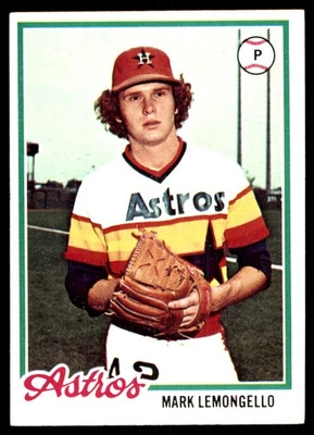Mark Lemongello 1978 Topps #358 Astros MLB READ FREE SHIPPING AutographDen - Image 1 of 2