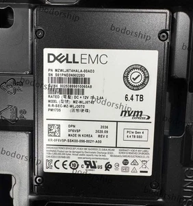 Dell Version Samsung PM1735 6.4TB U.2 SSD PCIE 4.0 MZWLR6T4HALA-00AD3 0H8D5M - Afbeelding 1 van 3