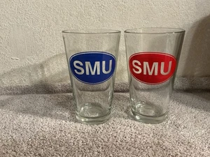 Bicchieri da bere 16 oz marca SMU blu/rosso - Foto 1 di 7