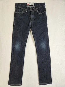 Levi's 510 Skinny Jeans Boys Size 12 Pockets Flex Denim Black (Fit 25x25) - Picture 1 of 11