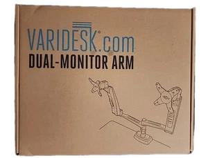Vari Dual Monitor Arm 48003 VESA Monitor Mount w/ 360 Degree Adjustment 27" - Picture 1 of 3