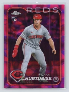 2024 Topps Chrome Update Jacob Hurtubise Magenta Lava Lamp Refractors #/299 - Bild 1 von 2