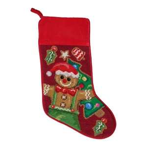 Peking Handicraft 31SJM10272AMC Gingerbread Man Stocking, 11-inch Length - Picture 1 of 1