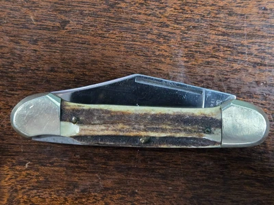 Rare old STAG BOLSTER LOCK COUGAR Rostfrei Solingen Ger. 2 1/2"  - Image 1 of 4