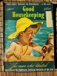 Vintage 1940 GOOD HOUSEKEEPING August Jon Whitcomb Faith Baldwin - Bild 1 von 3