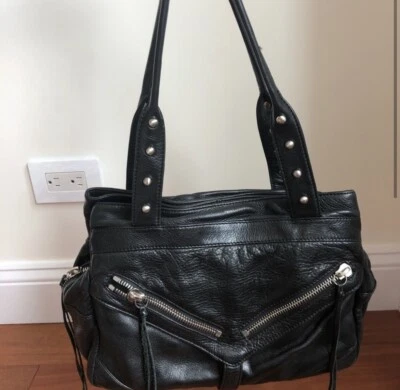 Botkier shoulder bag black leather satchel $950 - Image 1 of 4