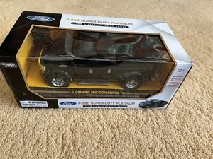 Speed Tech FRICTION Ford F350 Super Duty Platinum Friction Car 1:28 SCALE Black - Picture 1 of 4