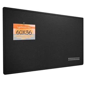 Large Bulletin Board - 60 x 36 Inches, Decorative Felt Pin Board for Wall - 5 - Picture 1 of 5