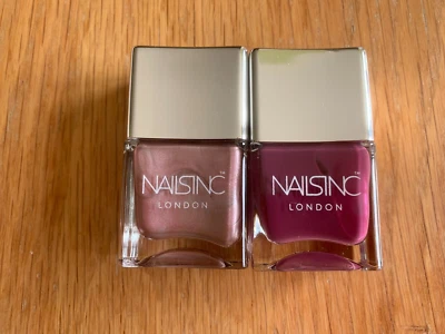 X2 Brand New NAILS INC Nail Polish DUO - Chester Terrace Mews & Absolute Dream