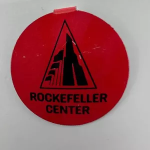 De colección Rockefeller Pestaña Central Pinback Botón New York City Union Hecho - Imagen 1 de 5