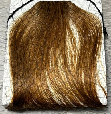 Hair Piece 4” Long Straight Women’s Hairpiece Light Brown Clips - Image 1 of 3