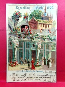 CPA N°208, EXPOSITION PARIS 1900, LE PALAIS DU COSTUME - Foto 1 di 2