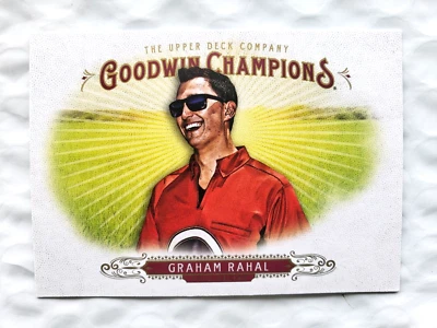 2018 Upper Deck Goodwin Champions - Graham Rahal - Nice CARD #65 - NRMNT/MINT - Image 1 of 4