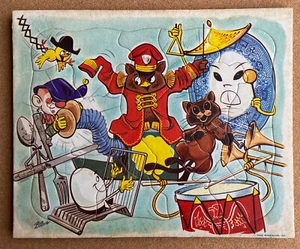 c1950’s Children’s Fairy Tales Puzzle By Bob Bindig 9”x11” Tuck Workshops, Inc - Picture 1 of 4
