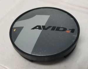 AVID.1 WHEELS Replacement 60mm Flush Mount Spring Clip Center Cap w/ Emblem - Picture 1 of 9