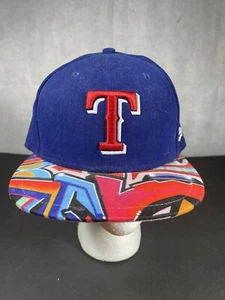 Texas Rangers New Era 59Fifty Fitted Hat 7 5/8 Cap MLB Baseball Fitted Colorful - Picture 1 of 7